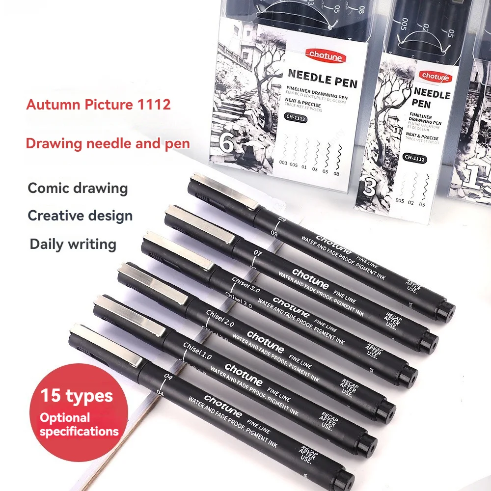 Black Micro Pens,15 Sizes,Wate - Copic Marker Sketch recension och pris