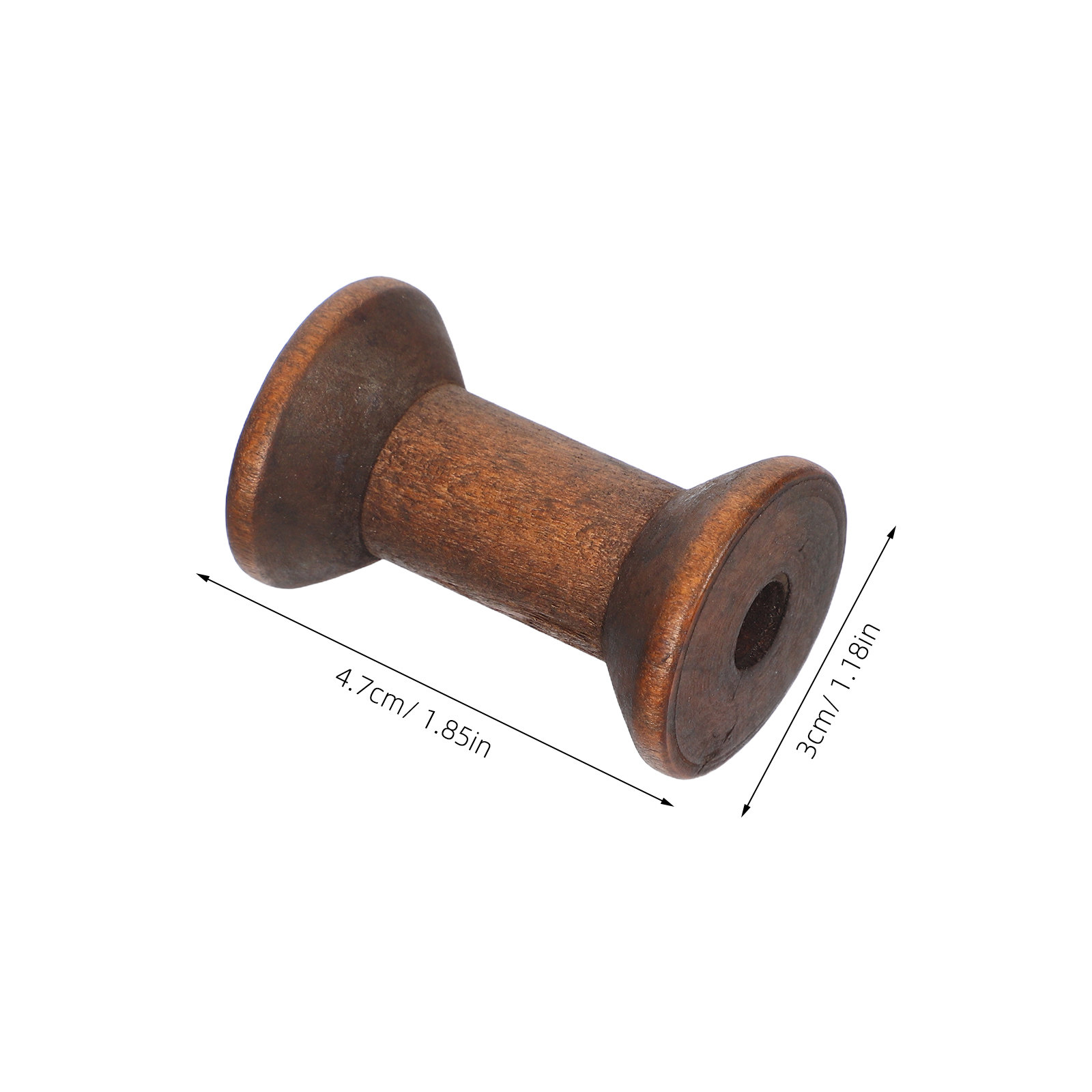 10Pcs Vintage Wooden Spools Na - Organza Ribbon Spool recension och pris