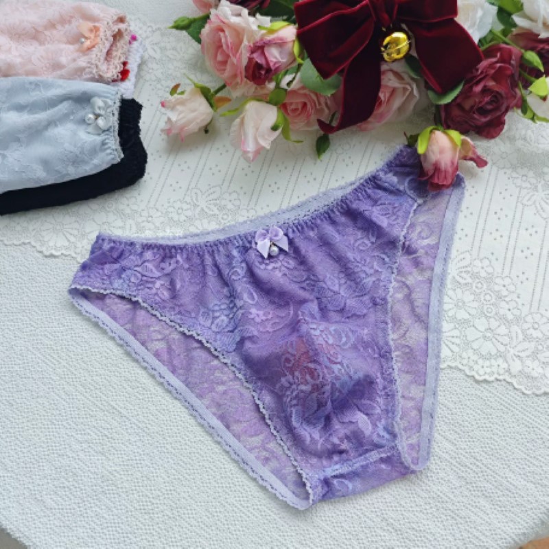 Sheer Sexy Man's Lace Panties  - Embroidery Embellishments recension och pris