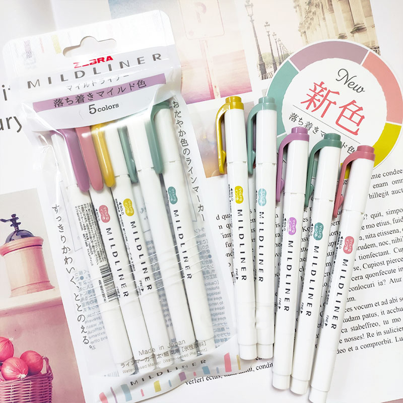 NEW zebra mildliner highlighte - Zebra Pen Sarasa recension och pris