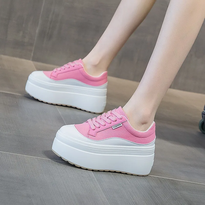 8cm New Canvas Genuine Leather - Guipure Lace Panel recension och pris