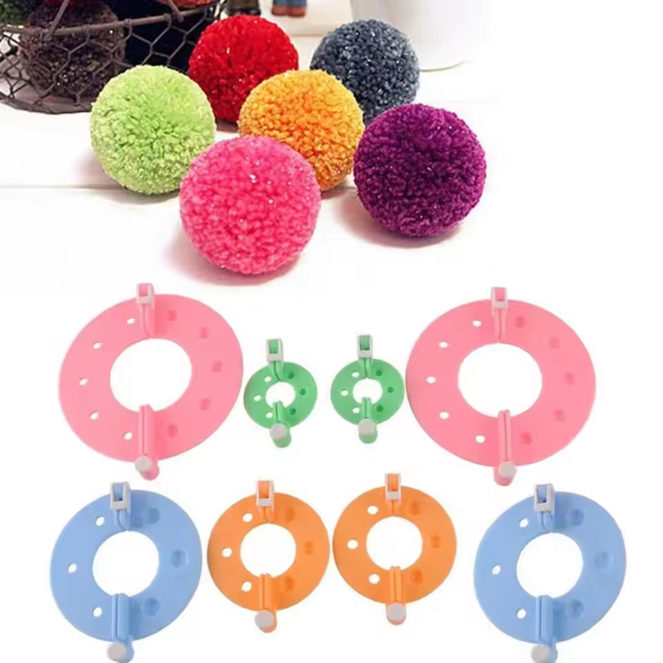 8PCS 4 Sizes Fluff Ball Weaver - Pom Pom Maker Tool recension och pris