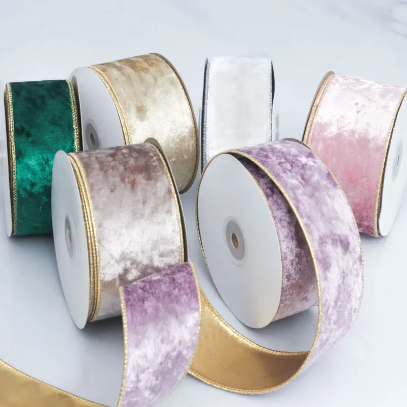 50MM Wired Edge Reversible Vel - Velvet Ribbon Roll recension och pris