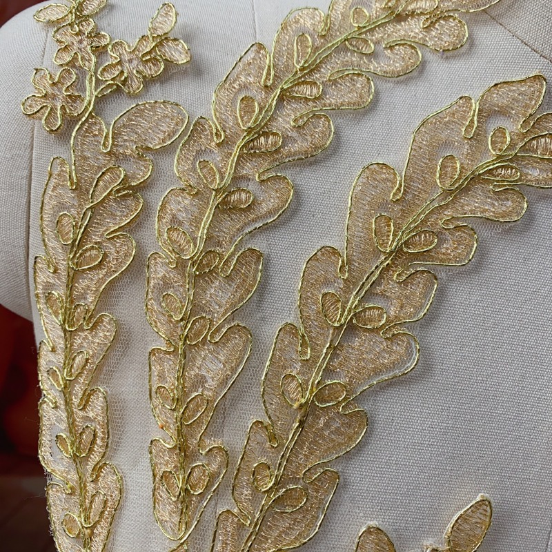 Gold Lace Trim for Wedding DIY - Craft Embellishment recension och pris