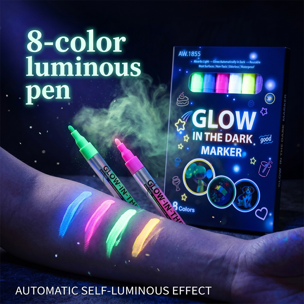 8 Colors Fluorescent Luminous  - Copic Marker Sketch recension och pris