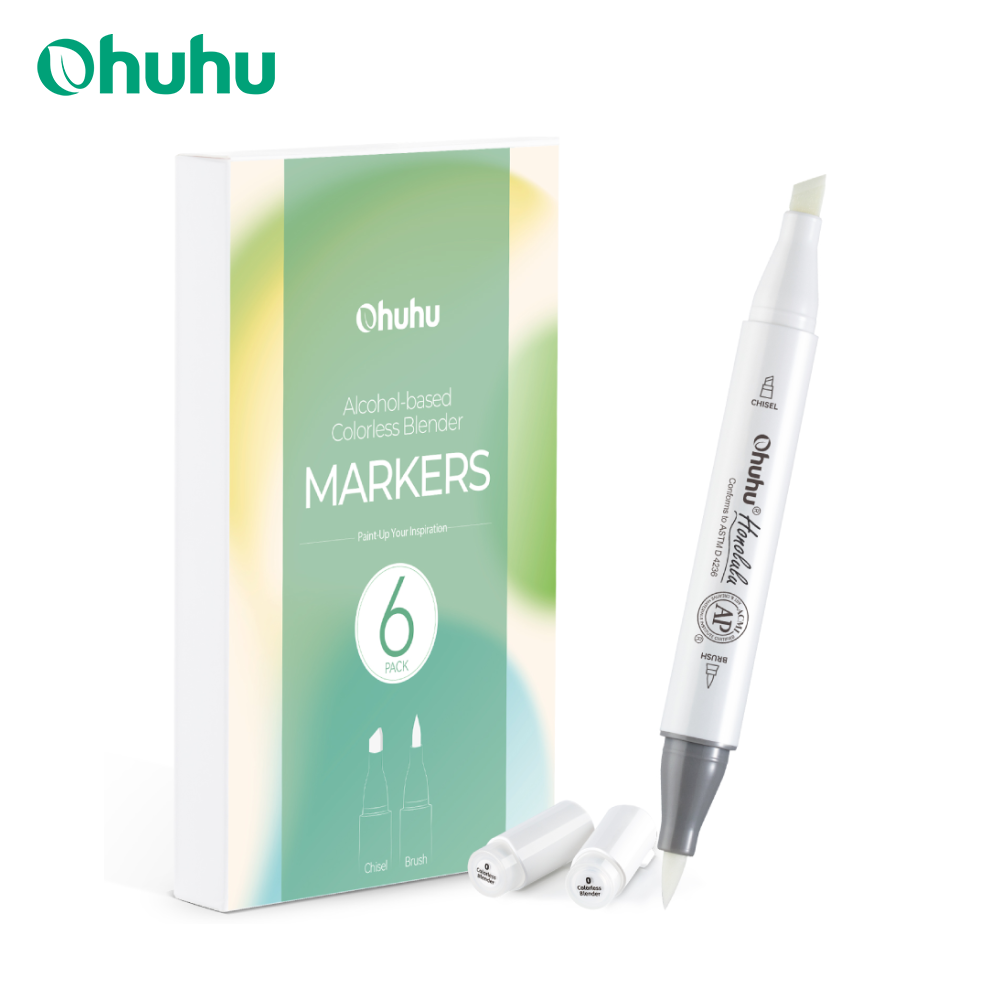 Ohuhu Honolulu Colorless Blend - Copic Marker Sketch recension och pris