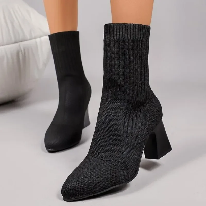 Fashion Ladies Knitted Sock An - Embellish Knit recension och pris