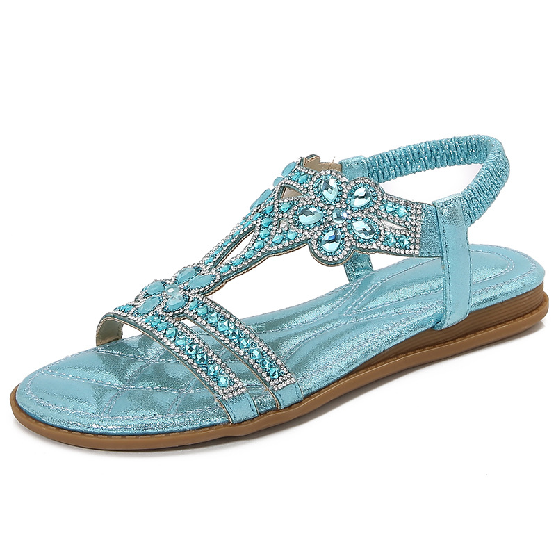 Big Size Openwork Sandals Bohe - Sew On Rhinestone recension och pris